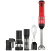 fashioniable BLACK+DECKER Kitchen Wand Mixeur Plongeant 6pcs Rouge – Mixeur 5