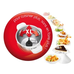 vente pas cher en ligne Moulinex Companion XL HF80C8 – Machine De Cuisine Multifonctionnelle 7