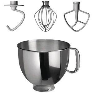 SET KitchenAid KSM 125 Crème + Zubehör Set – Robot De Cuisine magasins pour 7