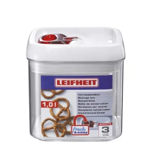 Leifheit Récipients à Provisions Fresh & Easy 1 L, Transparent – Appareils De Cuisine Divers luxe soldes 6