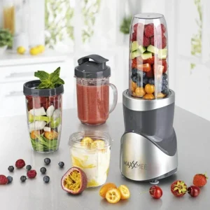 MAXXMEE Appareils à Smoothies 12 Parties, 380W Argenté – Mixeur à Poser guranteed de qualité 9