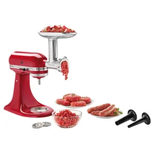 KitchenAid Hachoir à Viande Tout En Métal – Accessoires Pour Robots De Cuisine Retour Facile et Gratuit 9