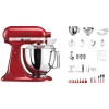 garantis authentique KitchenAid Swiss Anniversary Set KSM200 Rouge – Robot De Cuisine 7