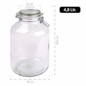 Maeser Gothika Bocaux à Conserves Set De 2 à 4,8 L – Appareils De Cuisine Divers excellents soldes 6